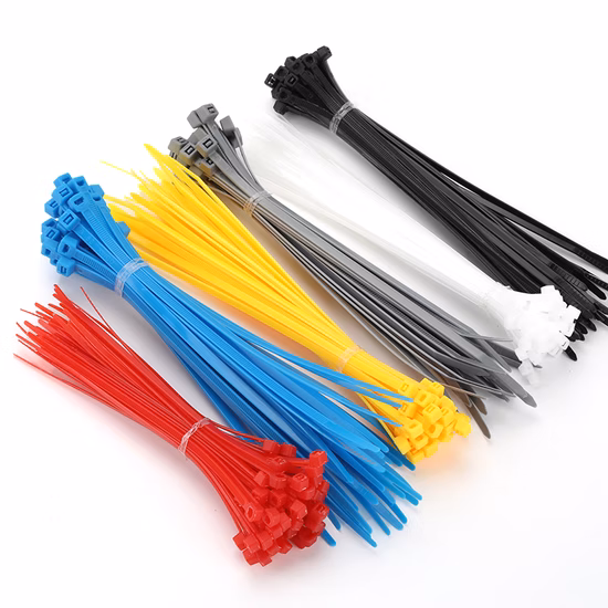 3.5*200mm meilleur prix d'usine PA66 serre-câble noir 8 pouces sangle en nylon serre-câbles auto